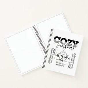 Autumn Vibes Spiral Notebook & Sketchbook
