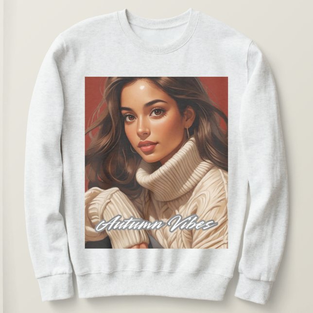 Autumn Vibes Sweatshirt (Design Front)