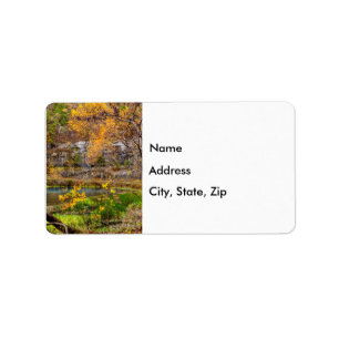 Autumn View Alley Spring Address Labels