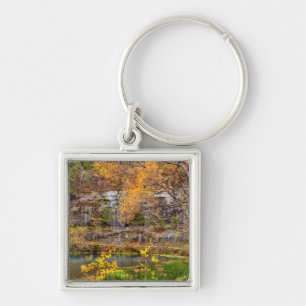 Autumn View Alley Spring Key Ring
