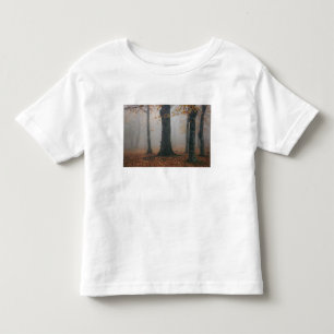Autumn view of foggy forest, Grandfather 2 Toddler T-Shirt