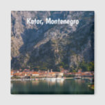 Autumn View of Kotor, Montenegro Magnet<br><div class="desc">The stari grad,  or old town,  of Kotor,  Montenegro sits between the mountains and the waters of Kotor Bay.  This magnet is fully customizable.</div>