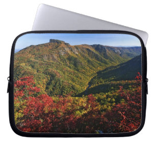 Autumn view of Linville Gorge often called the Laptop Sleeve