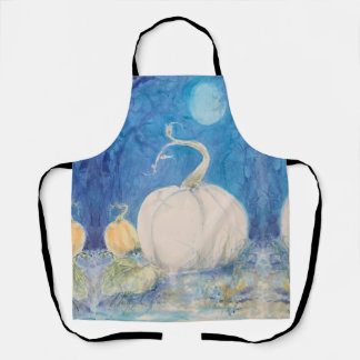 Autumn Vine Pumpkin Patch Maureen Girard Fall Apron