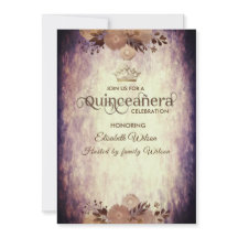 Autumn vintage elegant floral  tiara Quinceañera