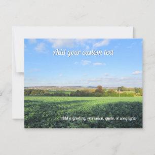 Autumn Walk in the Countryside - Personalised Postcard