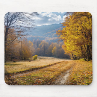 Autumn Walk  Mouse Mat