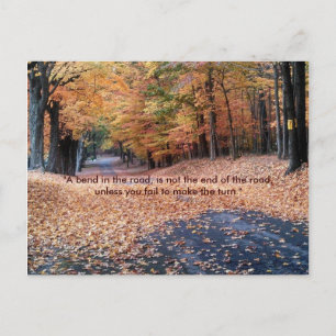 Autumn Walk Postcard