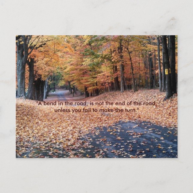 Autumn Walk Postcard (Front)
