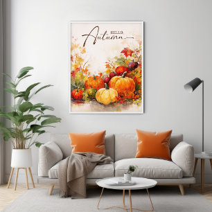 Autumn Wall Decor Fall Canvass Art