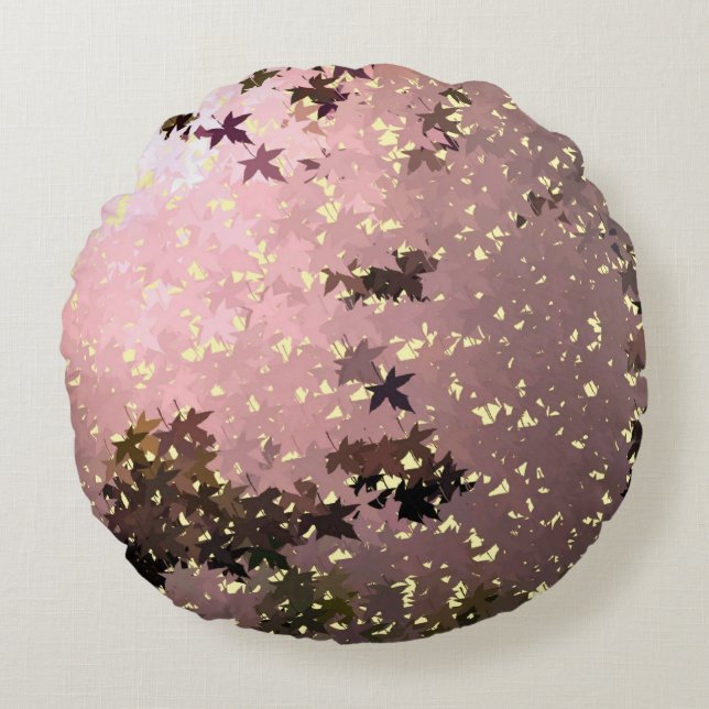 AUTUMN WATER ROUND CUSHION (Front)