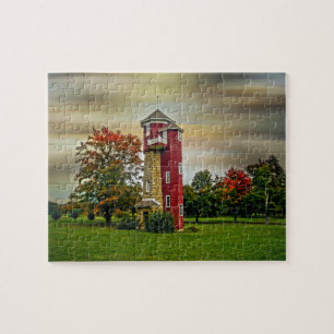Autumn Water Tower Jigsaw Puzzle