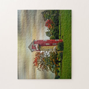 Autumn Water Tower Jigsaw Puzzle