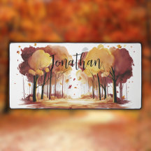 Autumn Watercolor Landscape