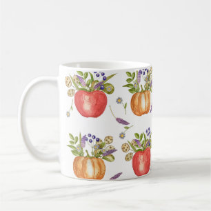 Autumn Watercolor, Seamless Composition. Coffee Mug