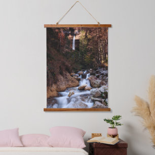 Autumn waterfall Peričnik, Slovenia Hanging Tapestry