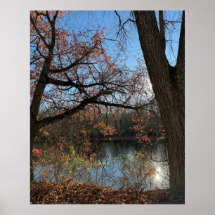 Autumn Waterscape Photo Poster