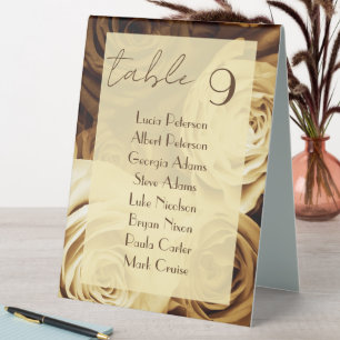 Autumn wedding brown beige roses