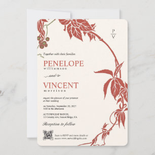 Autumn Wedding Invitation