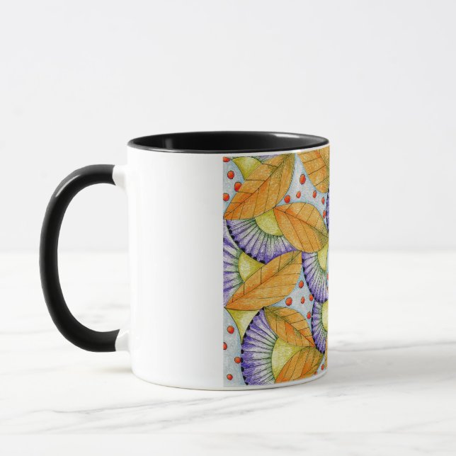 Autumn Whirl of Nature Mug (Left)