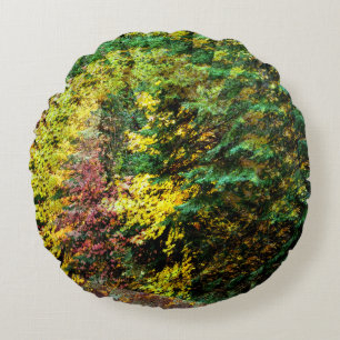 Autumn Whirlwind....... Round Cushion