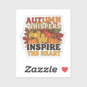 Autumn whispers design Tri-Blend shirt