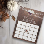 Autumn White Pumpkin Fall in Love Bingo Wood Notepad<br><div class="desc">This design may be personalised in the area provided by changing the photo and/or text. Or it can be customised by clicking Personalise this Template and then choosing the click to customise further option and delete or change the colour of the background, add text, change the text colour or style,...</div>