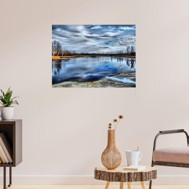 Autumn Whiteshell River Poster (Living Room 3)