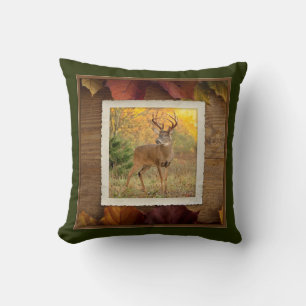 Autumn Whitetail Buck #1 Cushion