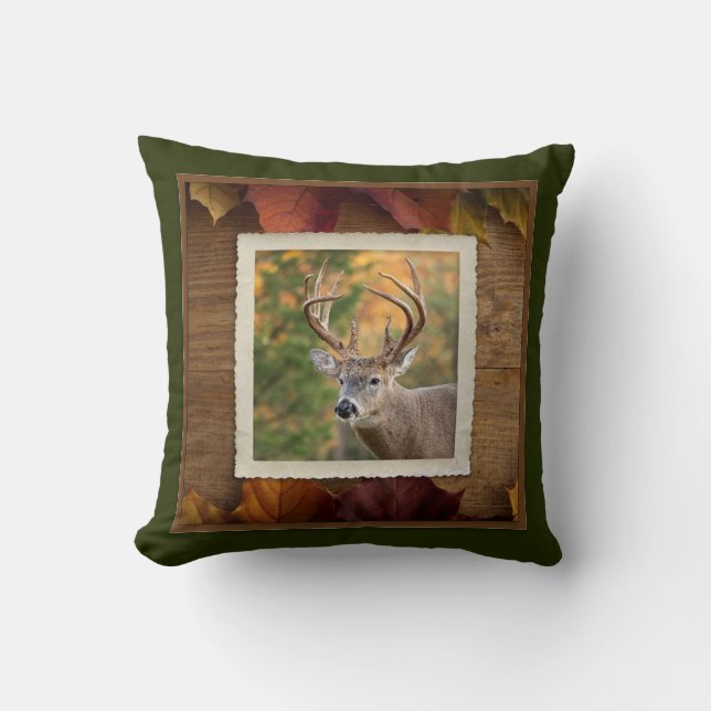 Autumn Whitetail Buck #4 Cushion (Front)