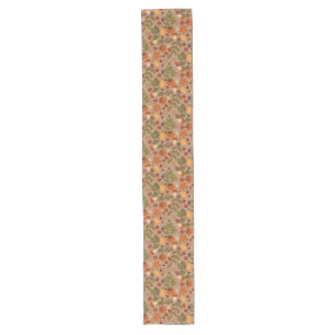 Autumn Wildflower Garden Floral Table Runner