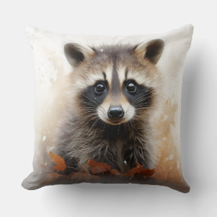 Autumn wildlife cushion