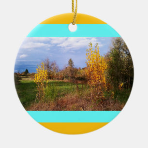 Autumn Wildlife Refuge Ceramic Tree Decoration