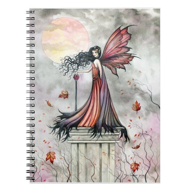 Autumn Winds Fairy Notebook (Front)