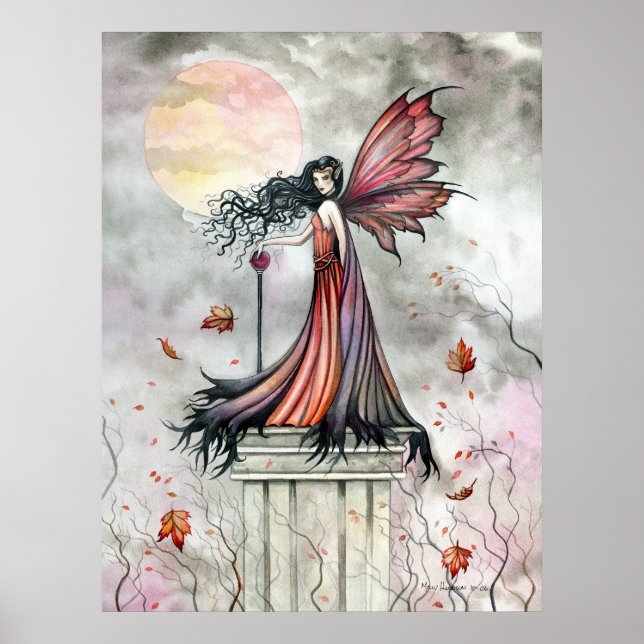 Autumn Winds Gothic Fairy Poster (Front)