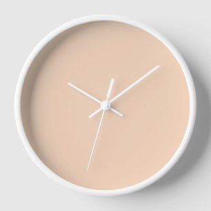 Autumn Winter Colour Tender Peach Clock