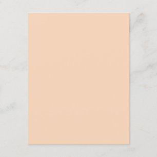 Autumn Winter Colour Tender Peach Enclosure Card