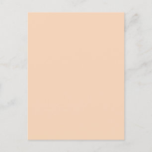 Autumn Winter Colour Tender Peach Postcard