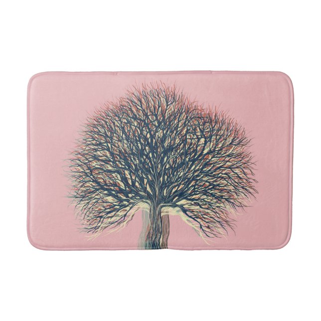 Autumn Winter Tree #3 Bath Mat (Front)