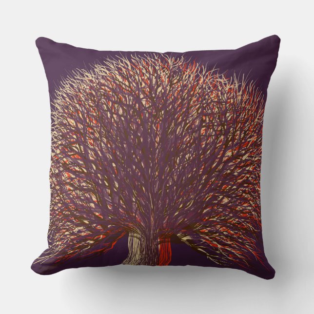 Autumn Winter Tree #4 Cushion (Front)
