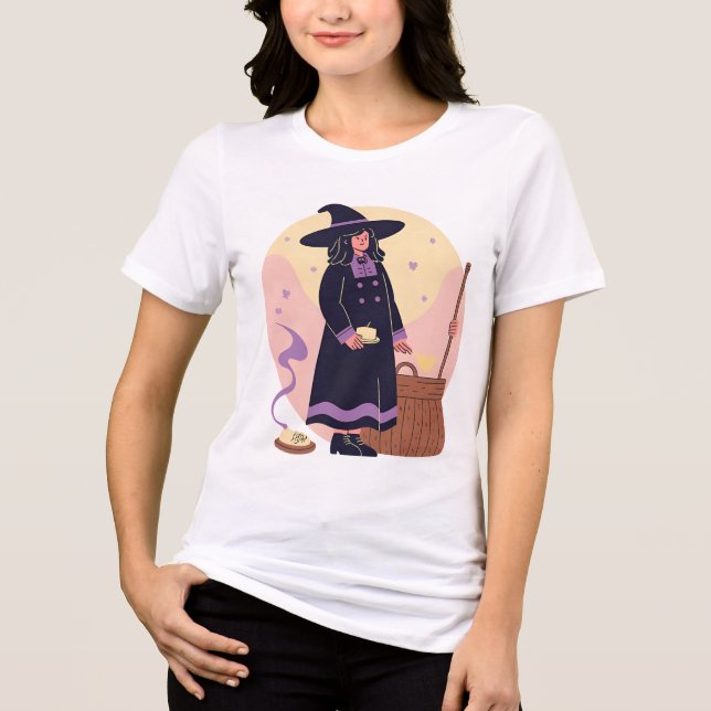 Autumn Witch Brew Time Tri-Blend Shirt (Front)