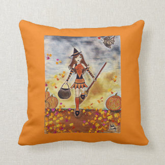 Autumn Witch Cushion