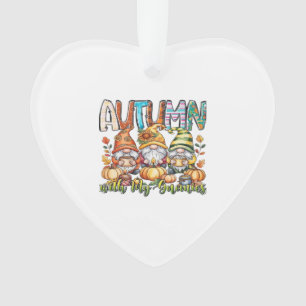 Autumn With My Gnomes Classic T-Shirt.png Ornament