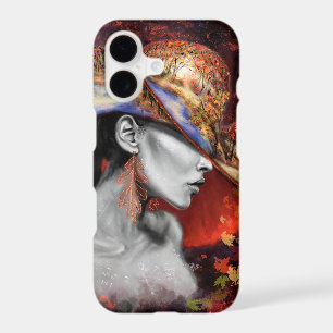 Autumn Woman iPhone Cases