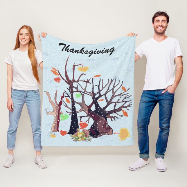 Autumn Wonderland - Fleece Blanket (In Situ)