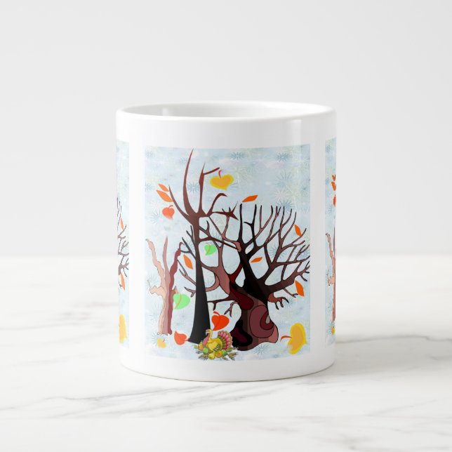 Autumn Wonderland - Large Coffee Mug (Front)