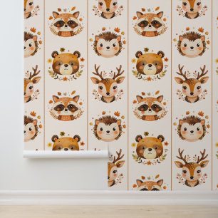 Autumn Woodland Animals Wallpaper