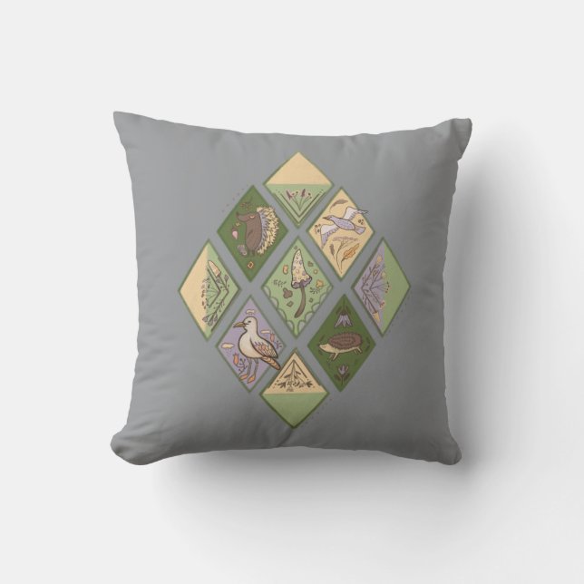 autumn woodland  cushion (Front)