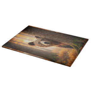 Autumn Woodland Cutting Board