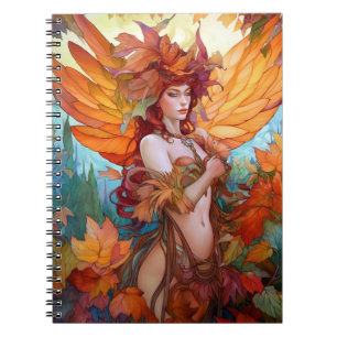 Autumn Woodland Fairy Fantasy Art Notebook